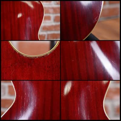 Guild Starfire II in Cherry Finish 1961 w/OHSC (Mods) image 15