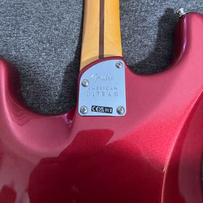 Fender American Ultra II Stratocaster with Maple Fretboard 2024 - Present - Sinister Red image 10