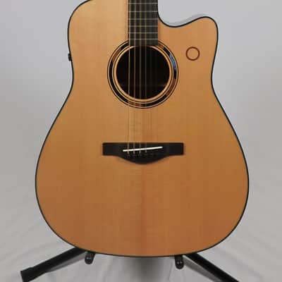Yamaha TAG3C Transacoustic Dreadnought Acoustic-Electric Guitar, Natural w/ Original Gig Bag, Used image 3