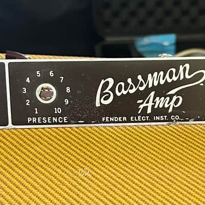 Fender Bassman Amp 1961 - Brown Faceplate Original image 1
