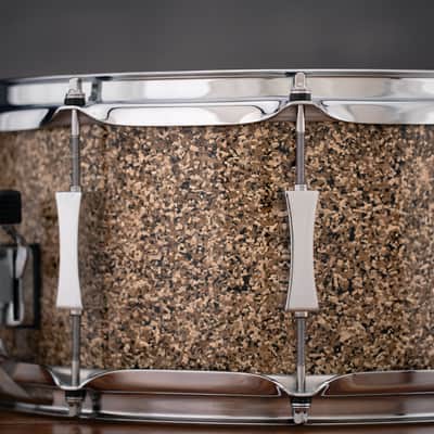 PORK PIE 14 X 6.5 MAPLE SNARE DRUM, B20 CYMBAL GLITTER SPARKLE image 7