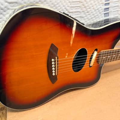 Fender JZM Deluxe 3-Color Sunburst Acoustic Electric Guitar image 2
