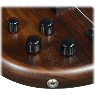 Ibanez GIO Series GSR200BL Left-Handed Electric Bass Guitar, Rosewood Fretboard, Walnut Flat image 16