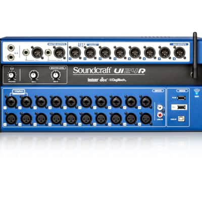 Soundcraft Ui24R 24-Channel Digital Mixer/USB Recorder w/ Wireless