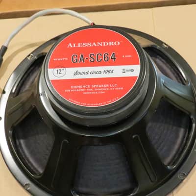 Eminence Alessandro GA-SC64 12” 40 watts 8 ohms - 15% off Sale! - (A) image 2