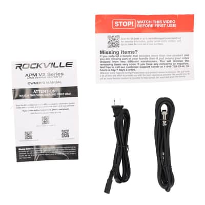 (2) Rockville APM8D v2 8" Powered Studio Monitors w/USB/Bluetooth+36" Stands image 18