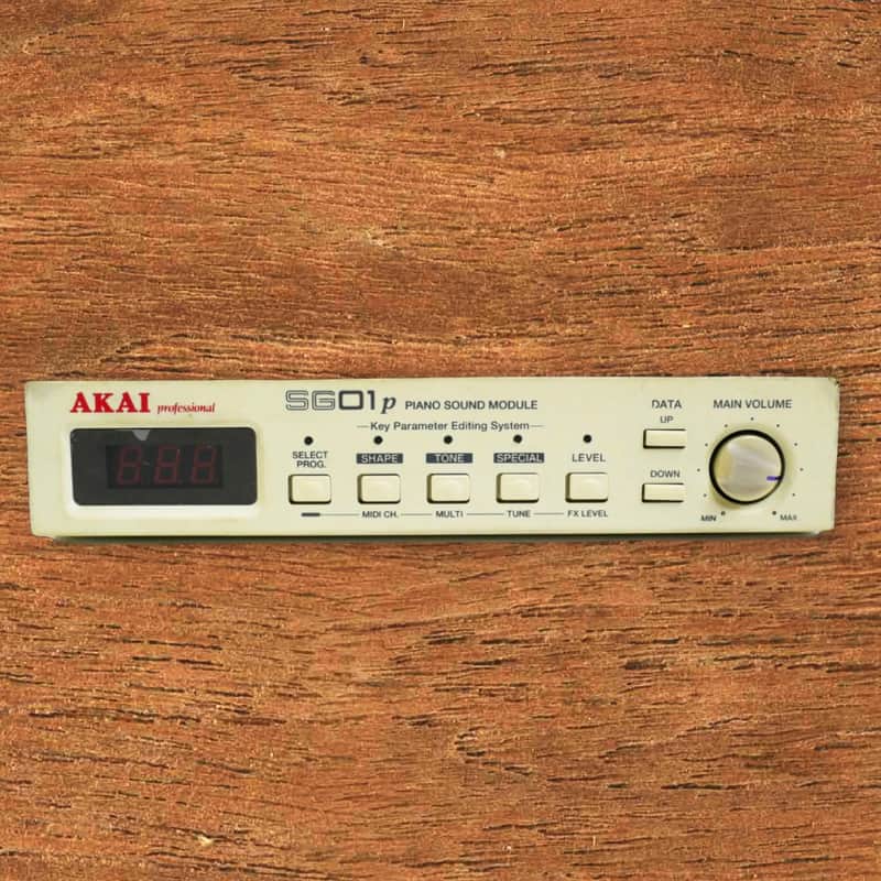 Vintage 90's Akai SG01p Piano Sound Module - Desktop Half Rack image 1