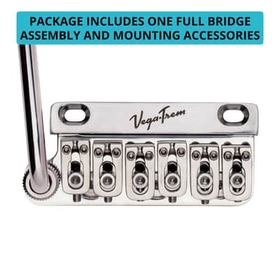 Vega-Trem VT1 Ultra-Trem 2-point Stratocaster Guitar Tremolo Bridge For Strat (Glossy) image 5