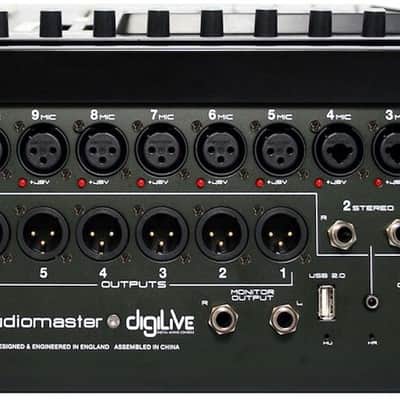 StudioMaster DigiLive 1616 In (12 XLR) -16 Bus - 8 Out Digital Mixing Console image 4