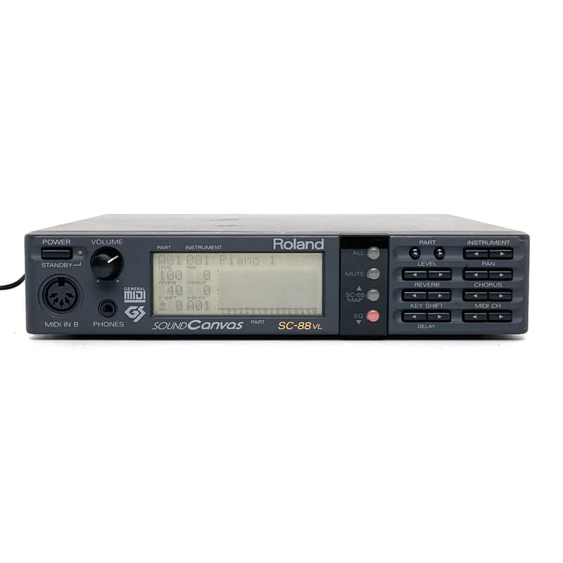 Roland SC-88VL w/ Universal power supply  Sound Canvas GS MIDI Sound Module General Midi Canvas Made in Japan Worldwide Shipment image 1