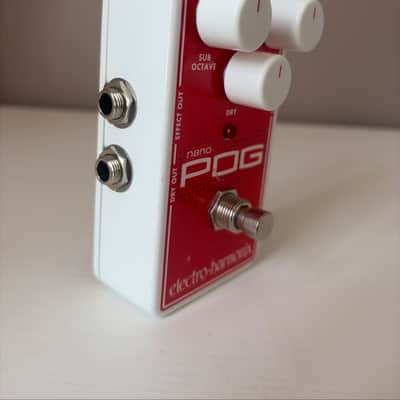 Electro-Harmonix Nano POG Polyphonic Octave Generator 2015 - Present - Red / White image 2
