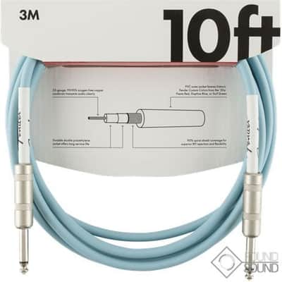 Fender Original Series 10' Instrument Cable Daphne Blue image 2