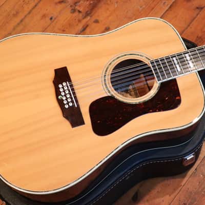 Rare Vintage Kiso Suzuki Dreadnought D55 Replica c.1972 + Pro Setup +Japan! (after the Guild style) image 5