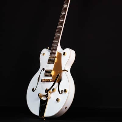 Gretsch G5422TG Electromatic Classic Hollow Body, Laurel FB, Snowcrest White image 6