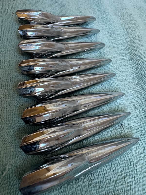 Premier Lot of 8 Vintage Floor Tom Drum Lugs - Spacing 1 7/16” 70s - Chrome image 1