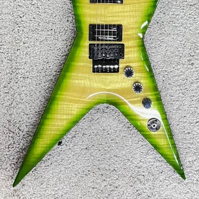 Dean Dime Slime Stealth Floyd FM Electric Guitar w/ Hard Case - Dimebag - STHFDS image 1