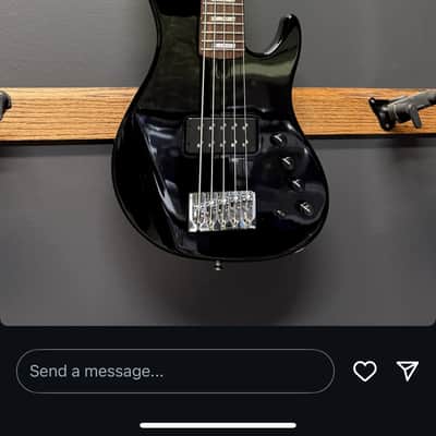 2023 Mike Lull USA Custom M5 5-String Bass – Gloss Black – 34” Scale – Bartolini NTMB image 2