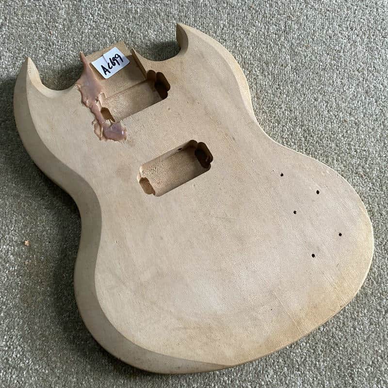 DIY Mahogany Guitar HH Body image 1