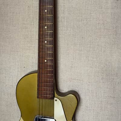 1953-1954 Kay K-136 Green Peanut Stratotone H-44 Two Tone Guitar image 3
