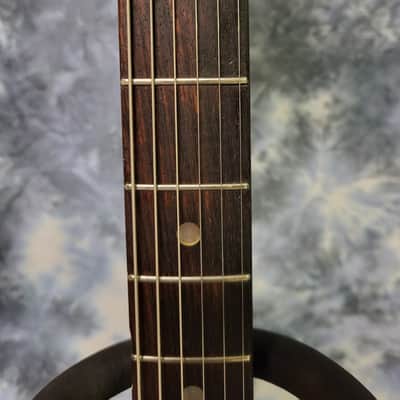 Video Demo 1967 Teisco May Queen Black White Pro Setup New Strings Hard Shell Case image 8
