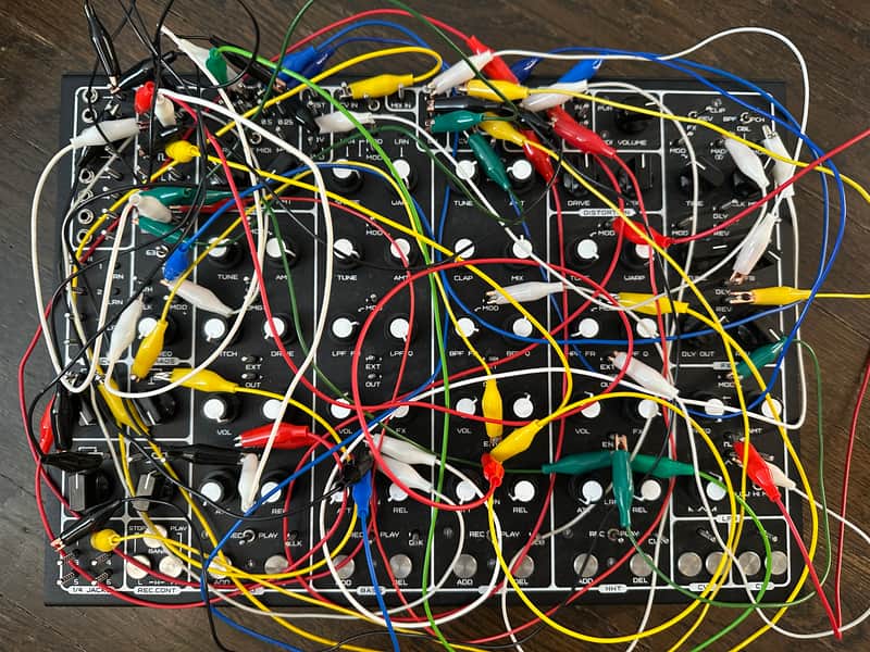 Soma Laboratory Pulsar-23 Drum Machine TURRET version w/ cables & bag image 1