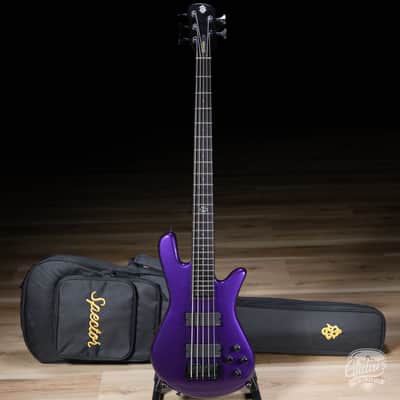 Spector NS Ethos HP 5 String Bass Guitar w/ Gigbag – Plum Crazy Gloss image 1