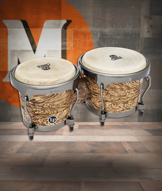 Latin Percussion LP Aspire 6 3/4 - 8" Bongo - Oak Havana Café Brown (LPA601-HC) image 1