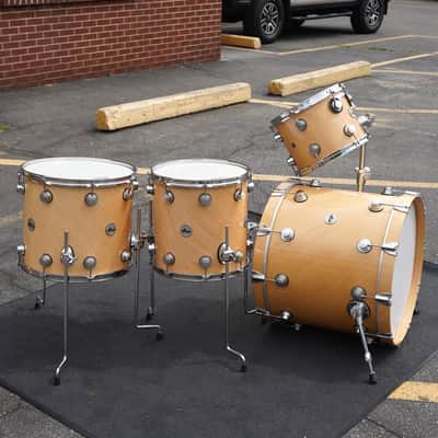 DW USA Collectors Series 4pc Pure SSC Maple Shell Pack w/ Rings - Natural Lacquer Custom $6.500.00 If New! image 5