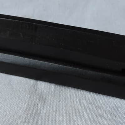 Archtop guitar Lowboy Bridge Gold Wheels Posts Ebony Black image 4