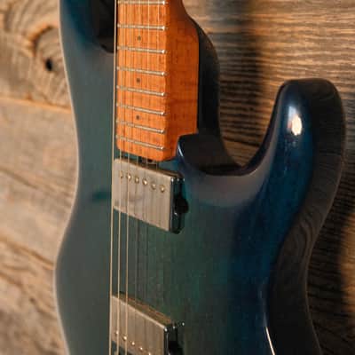Used Ernie Ball Music Man BFR Luke III HH - Trans Blue w/OHSC image 4