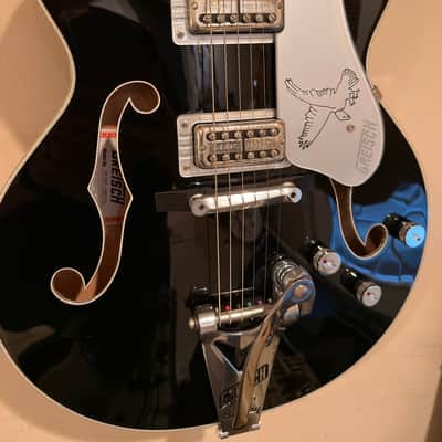 Gretsch G6139-CBDCSL Silver Falcon Double Cutaway Center Block 2016 Black image 2
