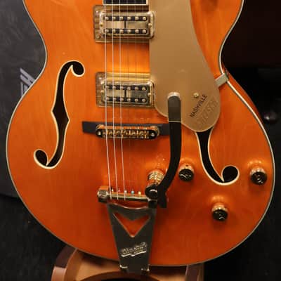 Gretsch Synchromatic Nashville Hollow Body Single-Cut with Bigsby 50's Orange Stain image 2