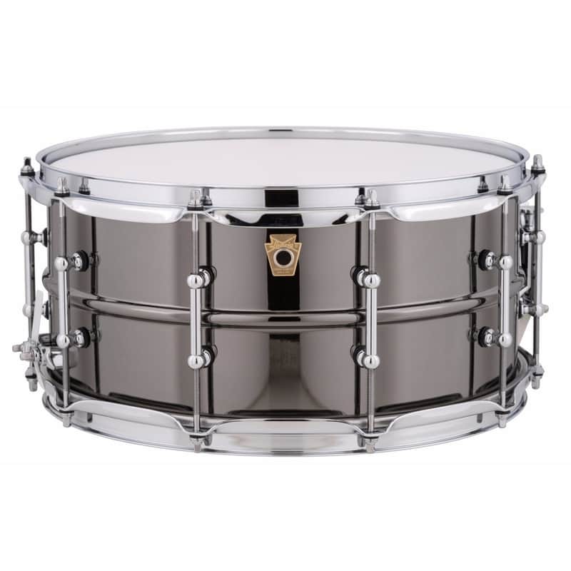 New Ludwig LB417T Black Beauty Smooth Brass Snare Drum with Tube Lugs, 6.5"x 14" image 1