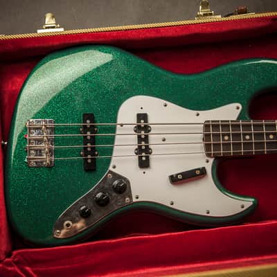 Fender Jazz Bass Custom Green Sparkle 1993 | Reverb Canada