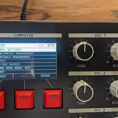 Melbourne Instruments Nina Desktop 12-Voice Synthesizer 2023 - Present - Black image 2