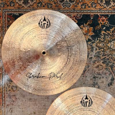 LIGHT Complex Massive Diril 16” Custom Hihats 1058 1370 g PERFECT! Gorgeous Serrated Lathing image 3