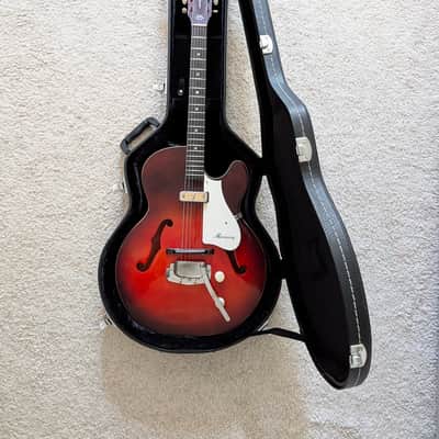 Harmony H53 Rocket 1959 - 1967 Red Sunburst image 15