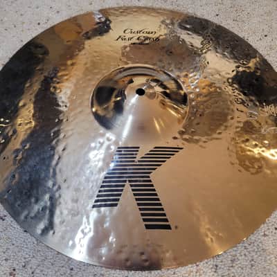 π Zildjian K Custom 18" Fast Crash Cymbal β Unplayed. Dark. Explosive. Lightning-Fast. image 1