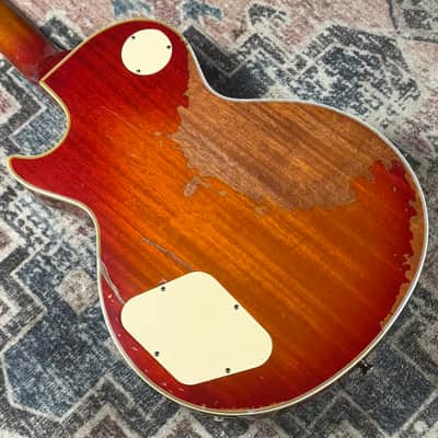 2012 Gibson Custom Shop Ace Frehley Budokan 1974 Les Paul Custom Aged Cherry Sunburst Signature Electric Guitar W/ Original Hardshell Case & Paperwork! image 10
