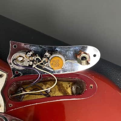 Fender 1971 Mustang Competition Candy Apple Red VINTAGE 1971 - candy apple red image 11