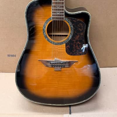 Urban Phoenix Collection Acoustic Electric Guitar – Sunburst – Needs Bridge Repair (Read) image 1