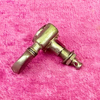 1960's Grover Patent Pending USA Single Guitar Tuner Nickel ~1960's (Bass Side) image 5