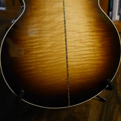 Gibson SJ-200 Standard 2013 Vintage Sunburst with Custom Engraved Pickguard and Fishman Ellipse Aura Pickup image 7