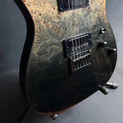 Schecter PT Standard Electric Guitar Black Fade Burst Burl Finish image 6
