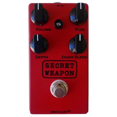 MidValleyFx - Secret Weapon Fuzz Voltage Glitch W/Bias Control Guitar Pedal image 1