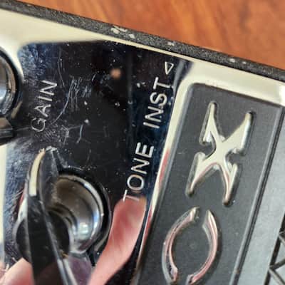 Rare Analogman-Modded Vox Valve-Tone V810.  Silver Mod (TS9, Tube Screamer) + Green LED image 11
