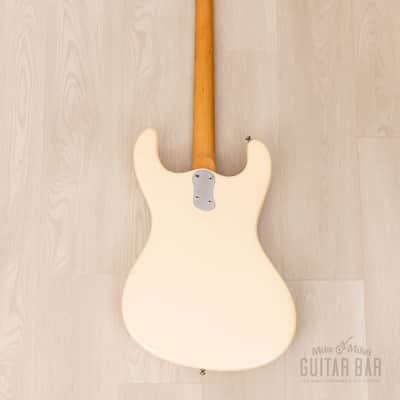1966 Mosrite Ventures Model Bass Pearl White w/ Case, USA-Made Bakersfield image 2