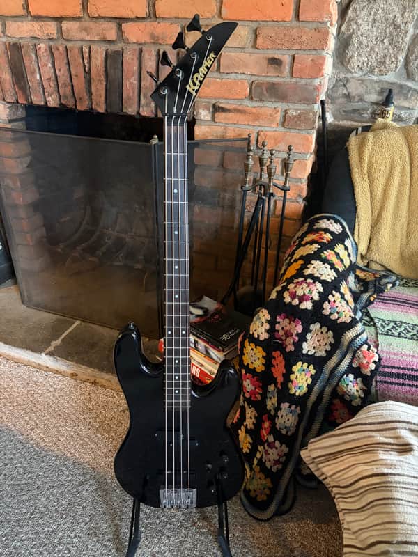 1980s Kramer ST700 Bass - Black image 1