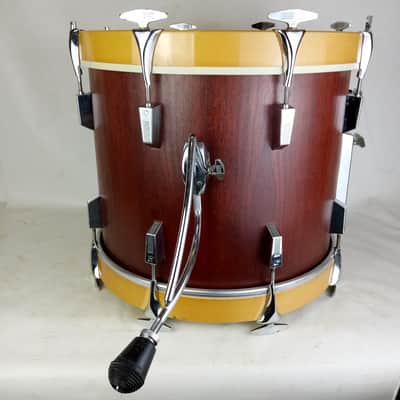 Sonor 18,12,14 Phonic Mahogany Drum Set Vintage 70s XK984 Germany Beech Jazz/Bop image 13