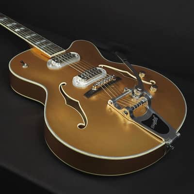 Eastman T58-GD Archtop w/Bigsby and GigBag Gold image 10